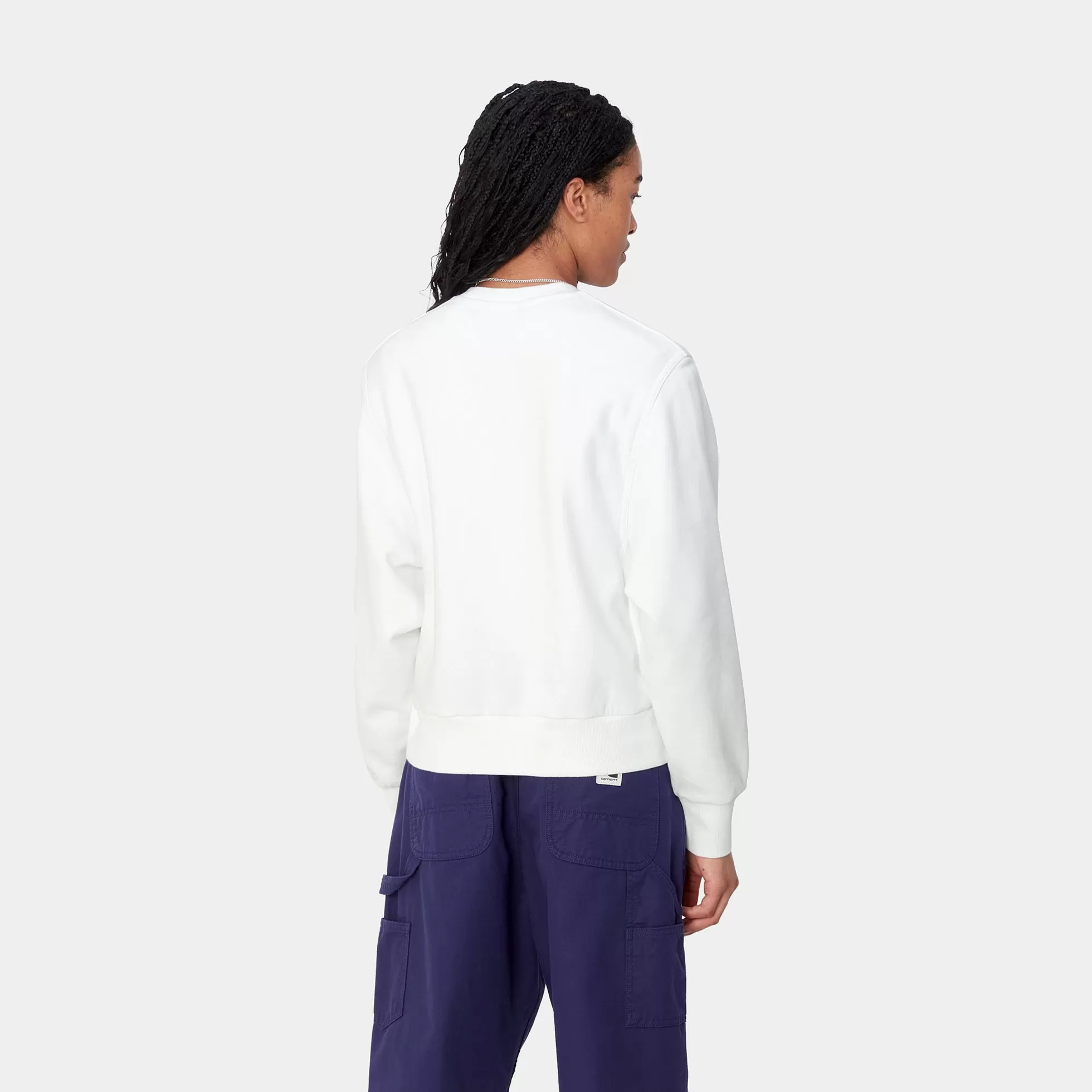 Sweats^Carhartt WIP W' American Script Sweatshirt White