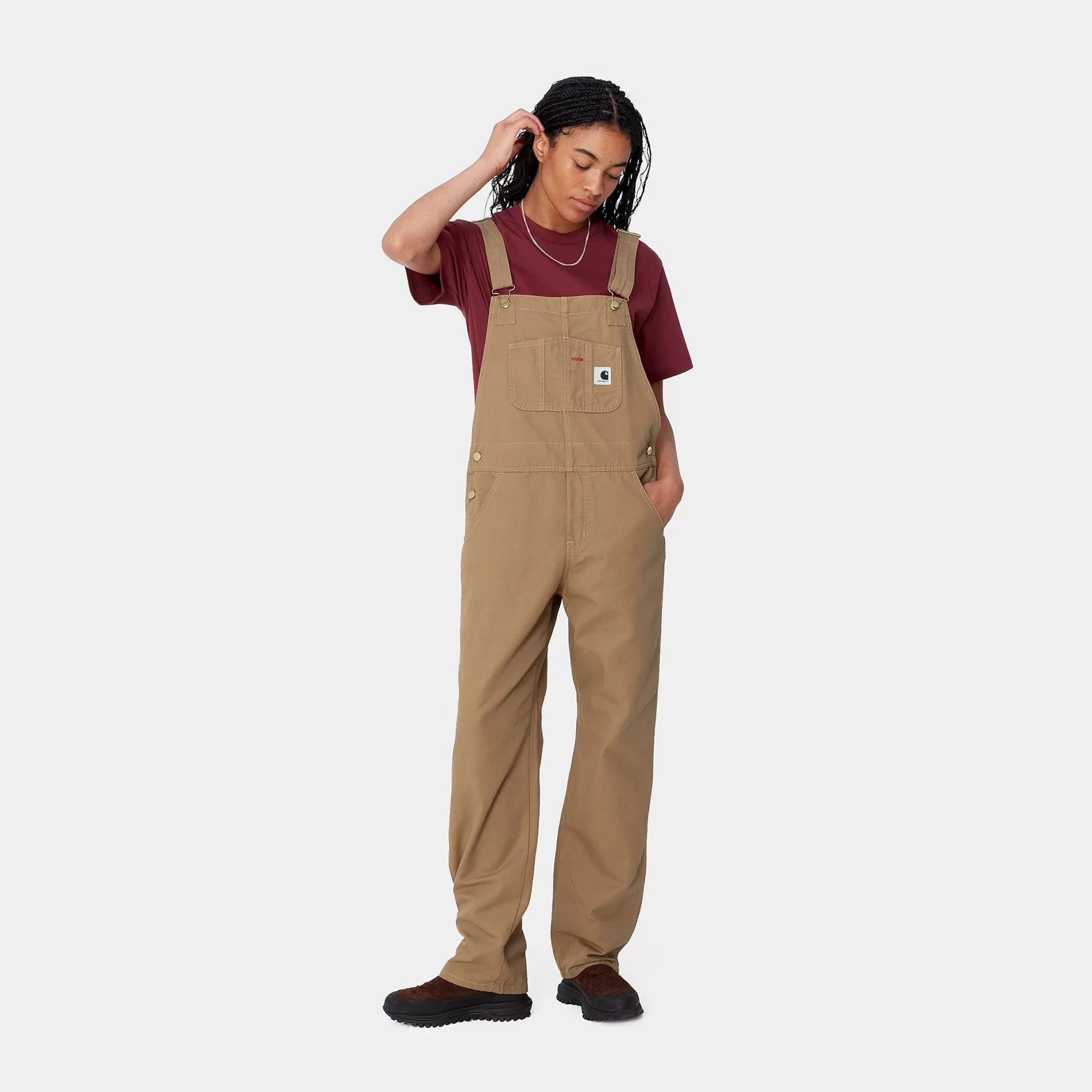 Salopettes^Carhartt WIP W' Bib Overall Straight Peanut