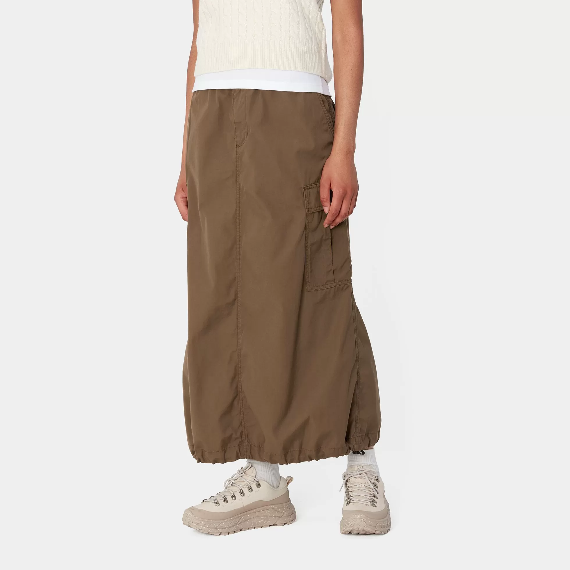 Robes & Jupes^Carhartt WIP W' Cargo Skirt Long Chocolate