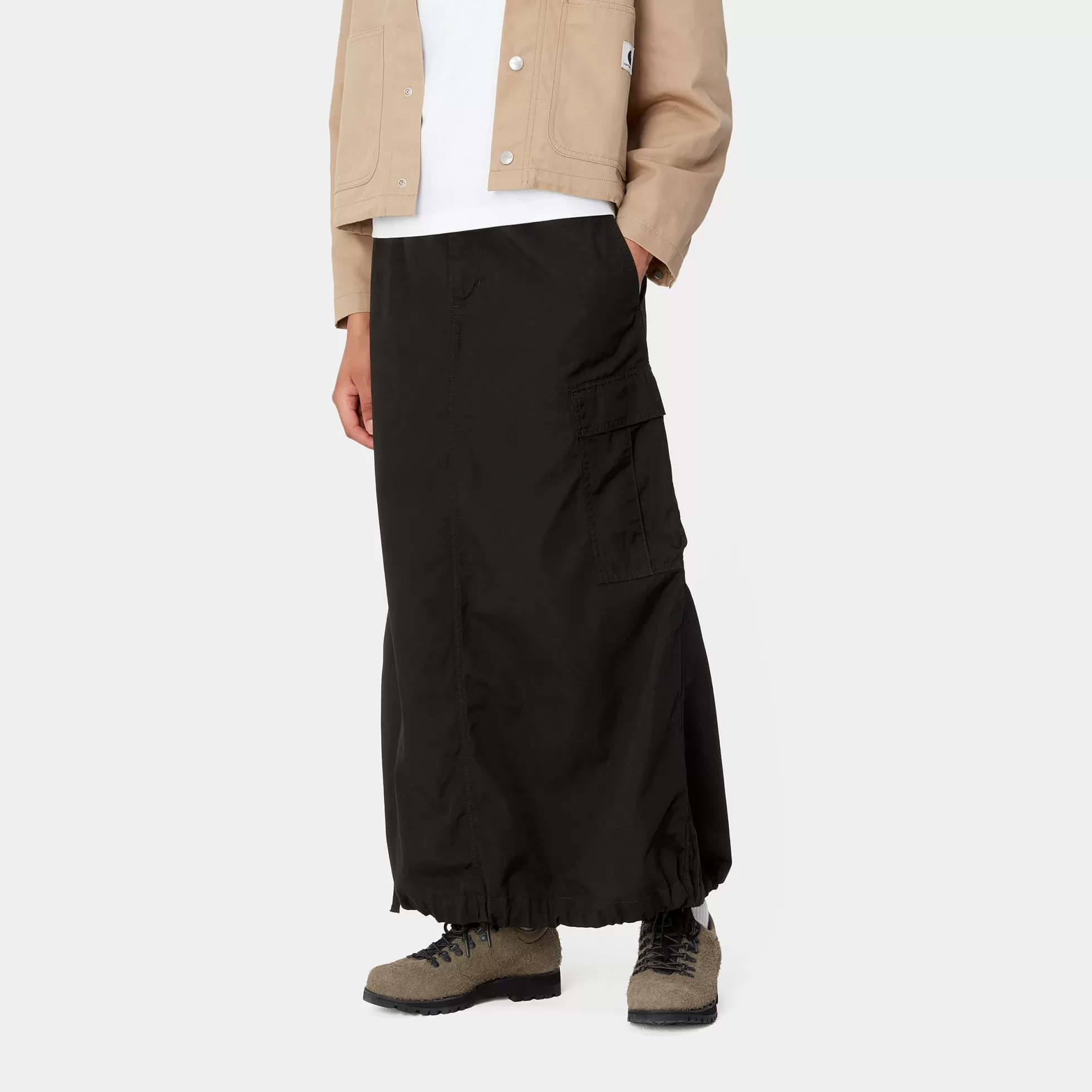 Robes & Jupes^Carhartt WIP W' Cargo Skirt Long Black