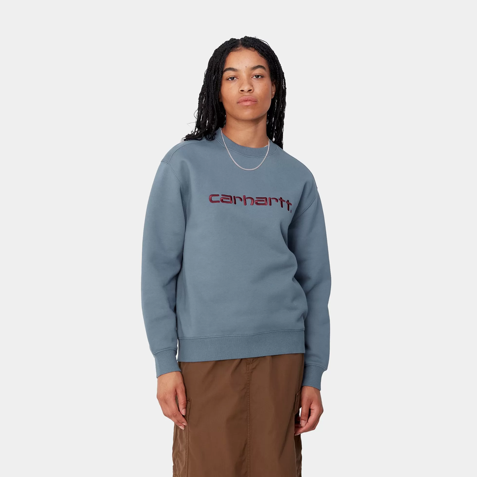 Sweats^Carhartt WIP W' Carhartt Sweatshirt Positano / Malbec