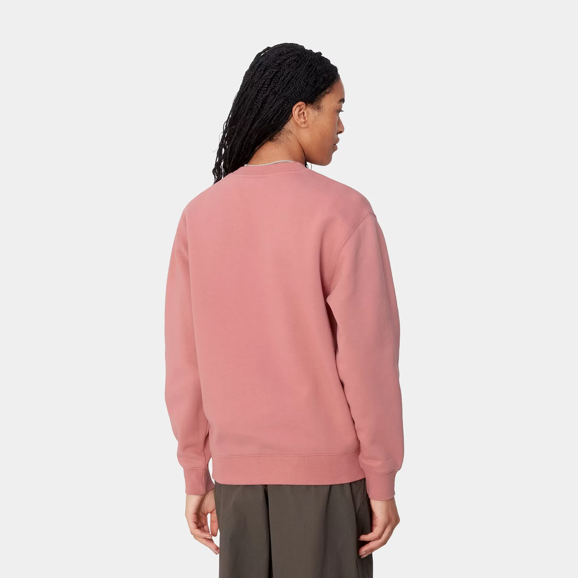 Sweats^Carhartt WIP W' Carhartt Sweatshirt Dusty Rose / Moonbeam