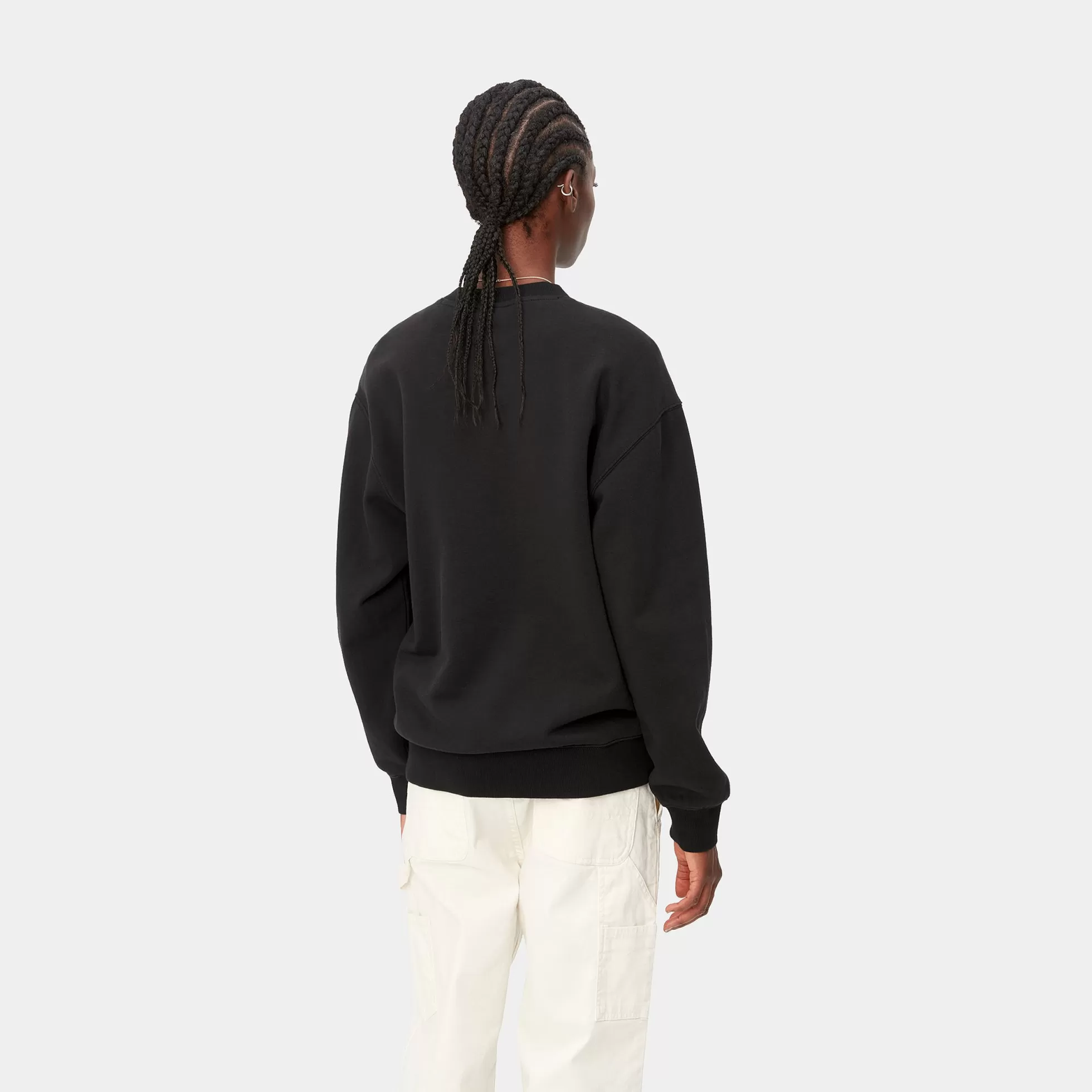 Sweats^Carhartt WIP W' Carhartt Sweatshirt Black / White