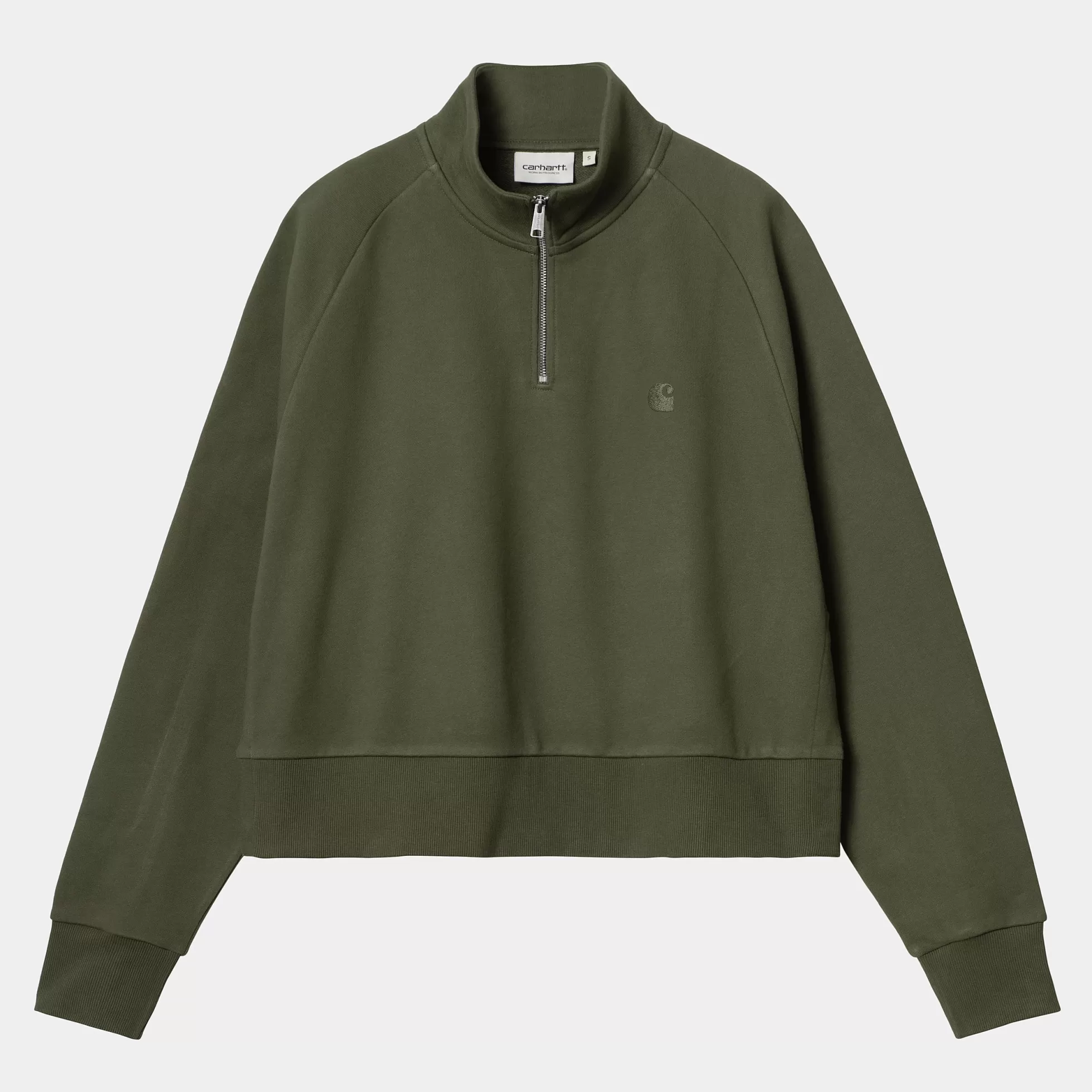 Sweats^Carhartt WIP W' Colburn High Neck Sweat Office Green