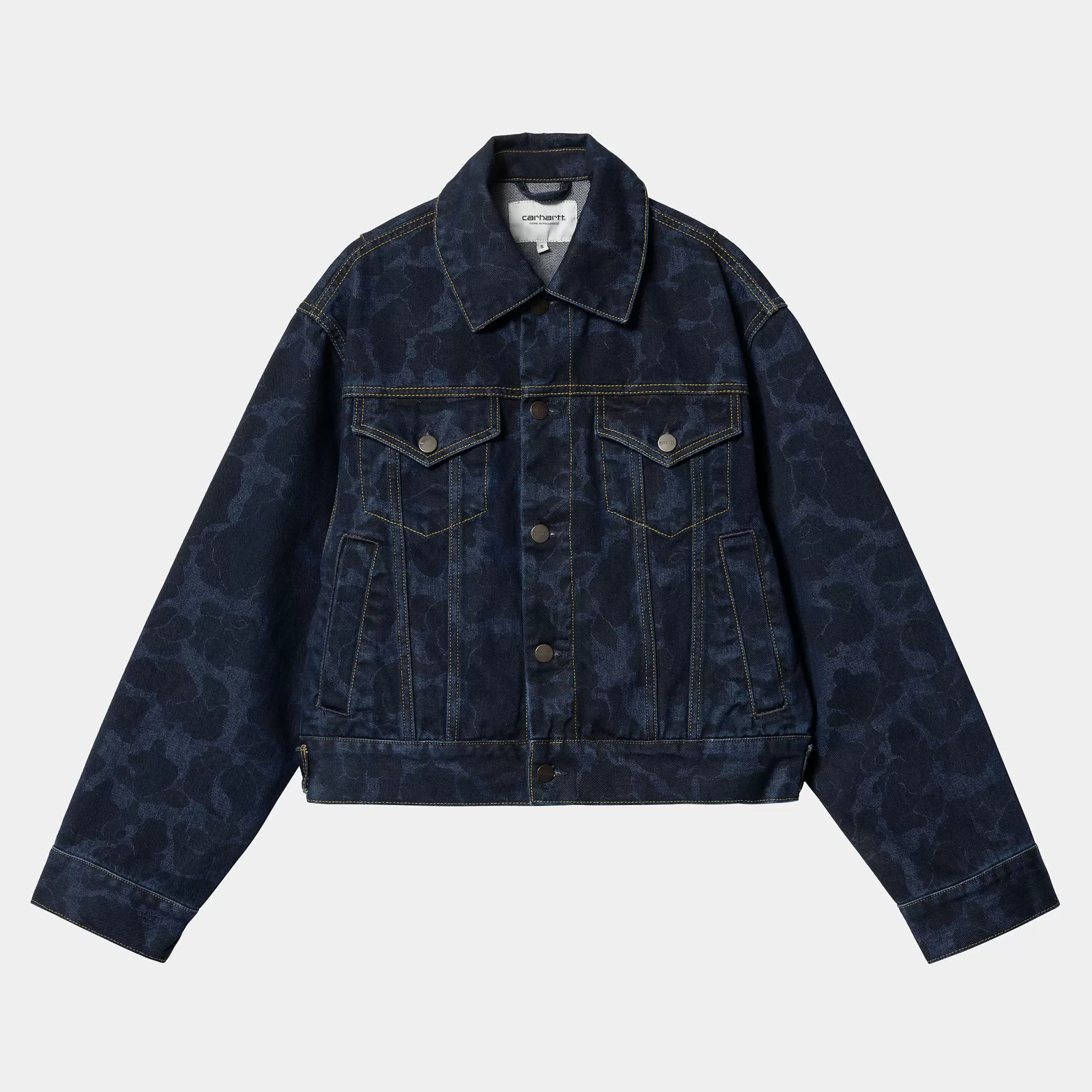 Vestes | Denim^Carhartt WIP W' Duck Orell Jacket Camo Duck, Blue