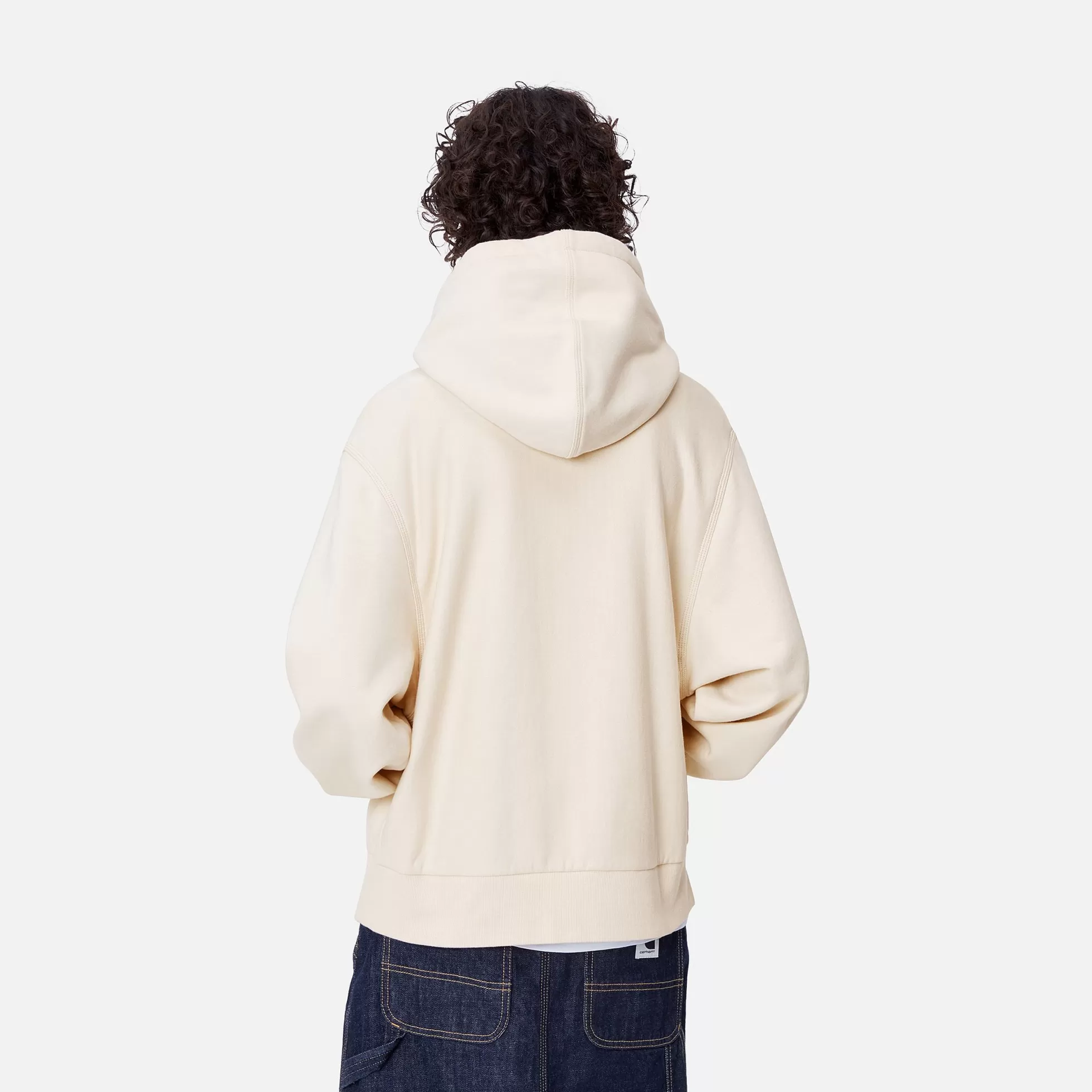 Sweats^Carhartt WIP W' Hooded American Script Sweatshirt Moonbeam