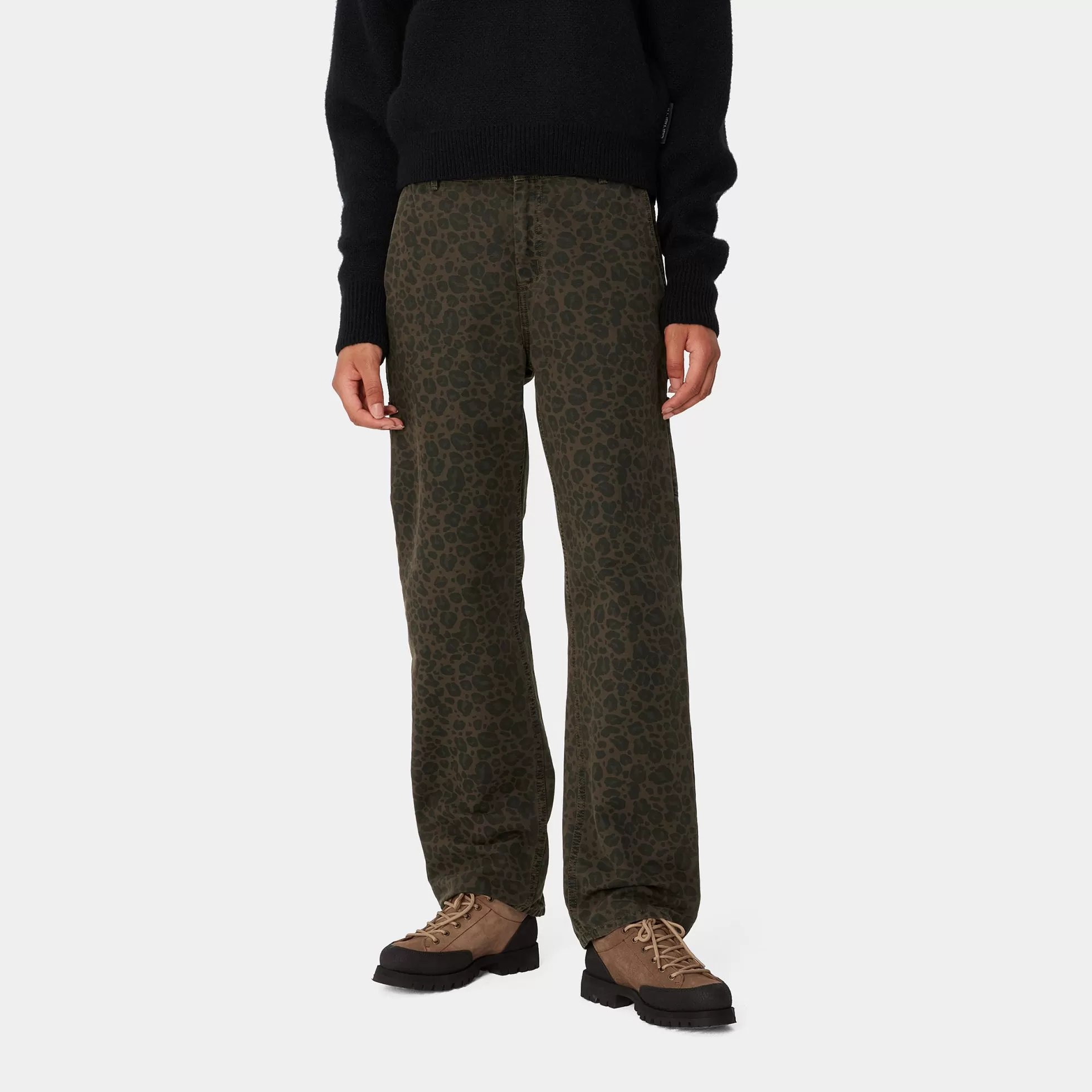 Pantalons^Carhartt WIP W' Leo Pierce Pant Straight Camo Leo, Tamarind / Office Green