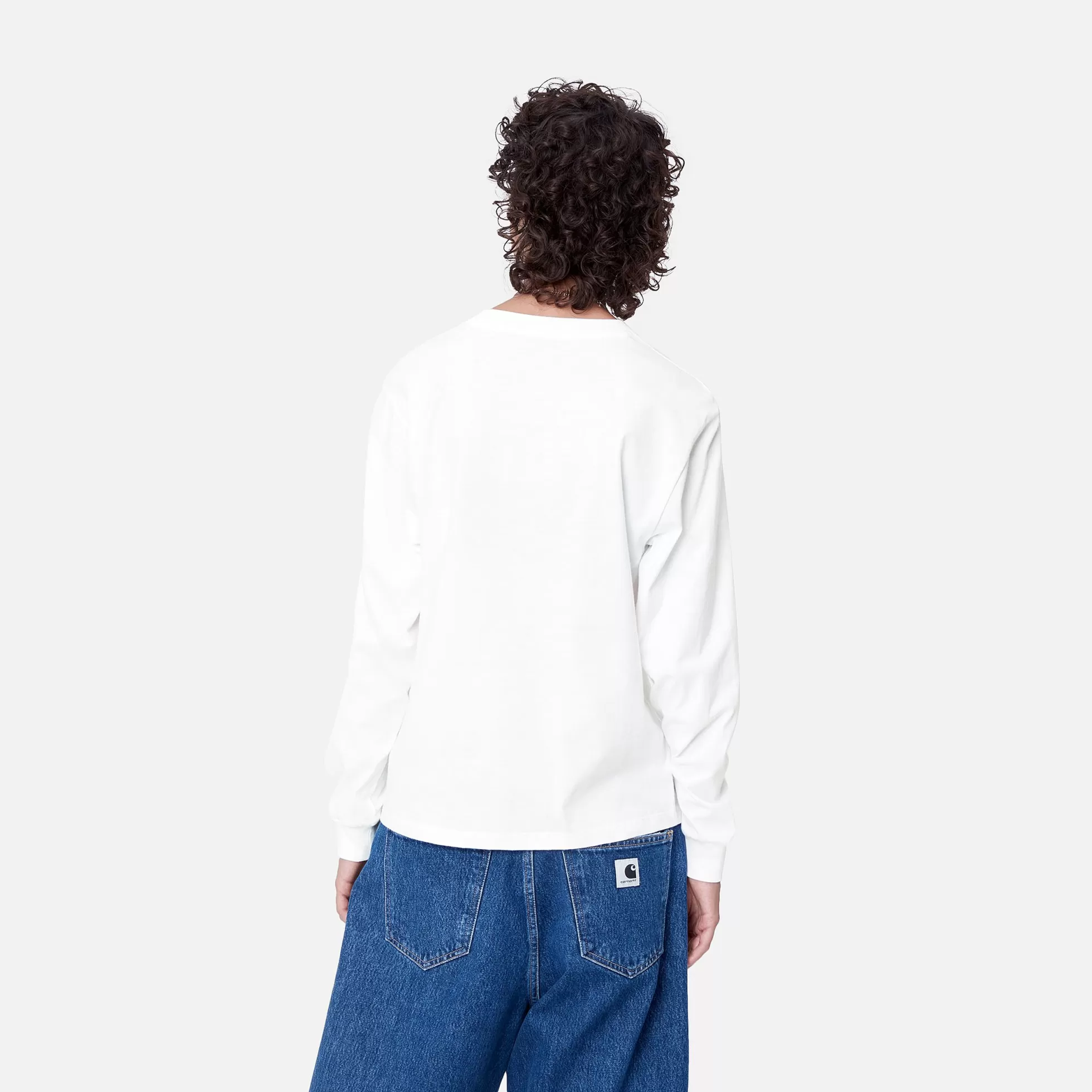 T-Shirts^Carhartt WIP W' L/S Pocket T-Shirt White