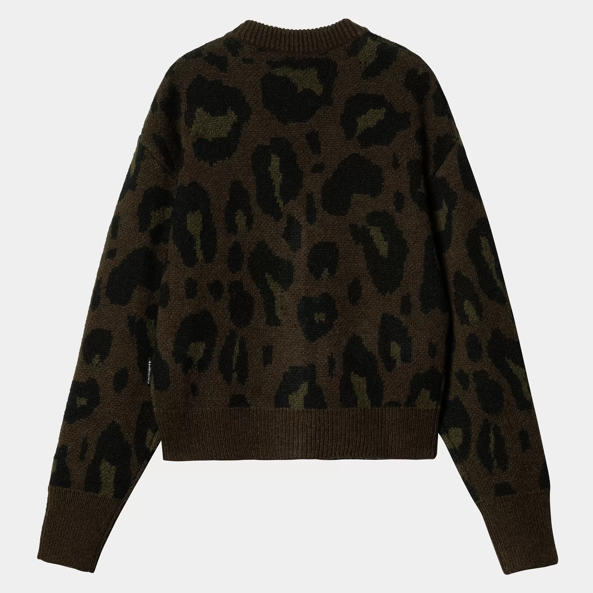 Mailles^Carhartt WIP W' Merton Cardigan Camo Leo Jacquard, Tamarind