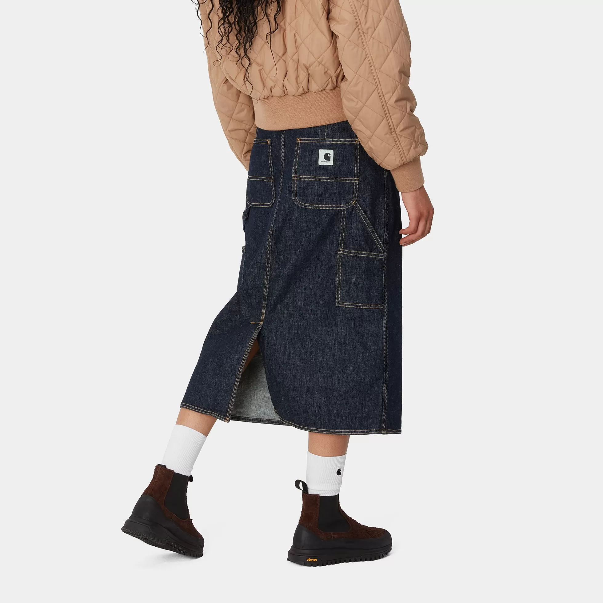 Robes & Jupes^Carhartt WIP W' Single Knee Skirt Blue