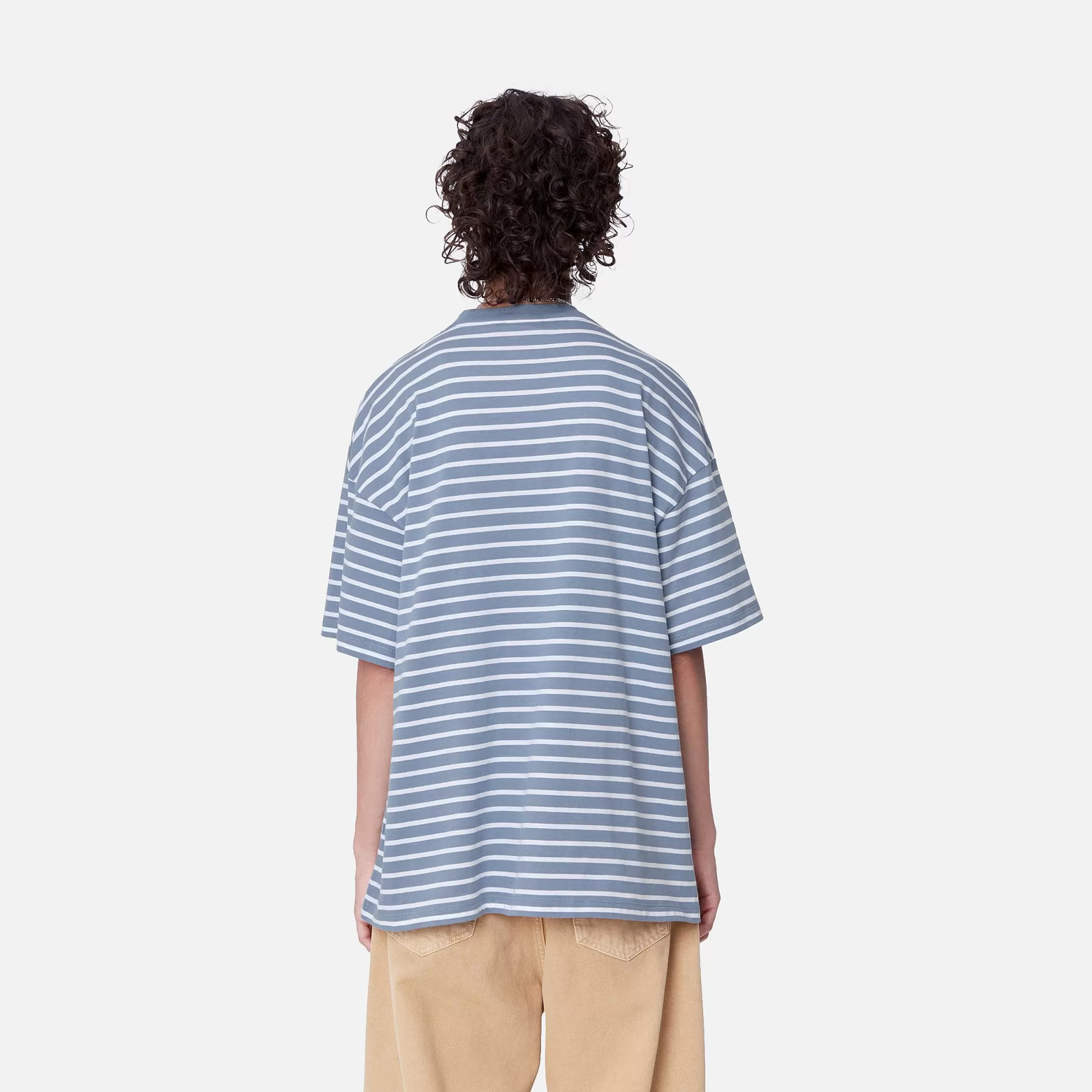 T-Shirts^Carhartt WIP W' S/S Bryna T-Shirt Bryna Stripe, Charm Blue / White