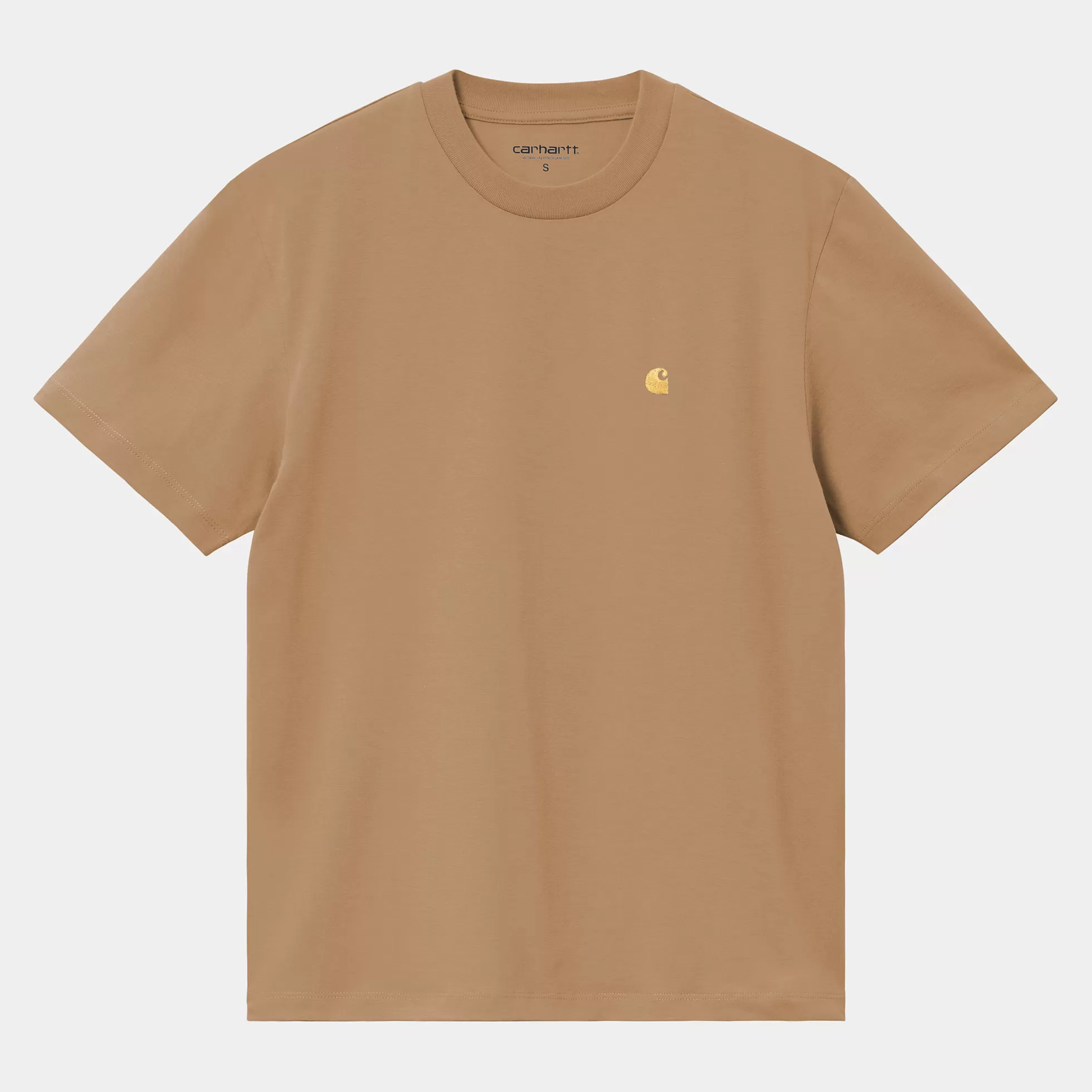 T-Shirts^Carhartt WIP W' S/S Chase T-Shirt Peanut / Gold