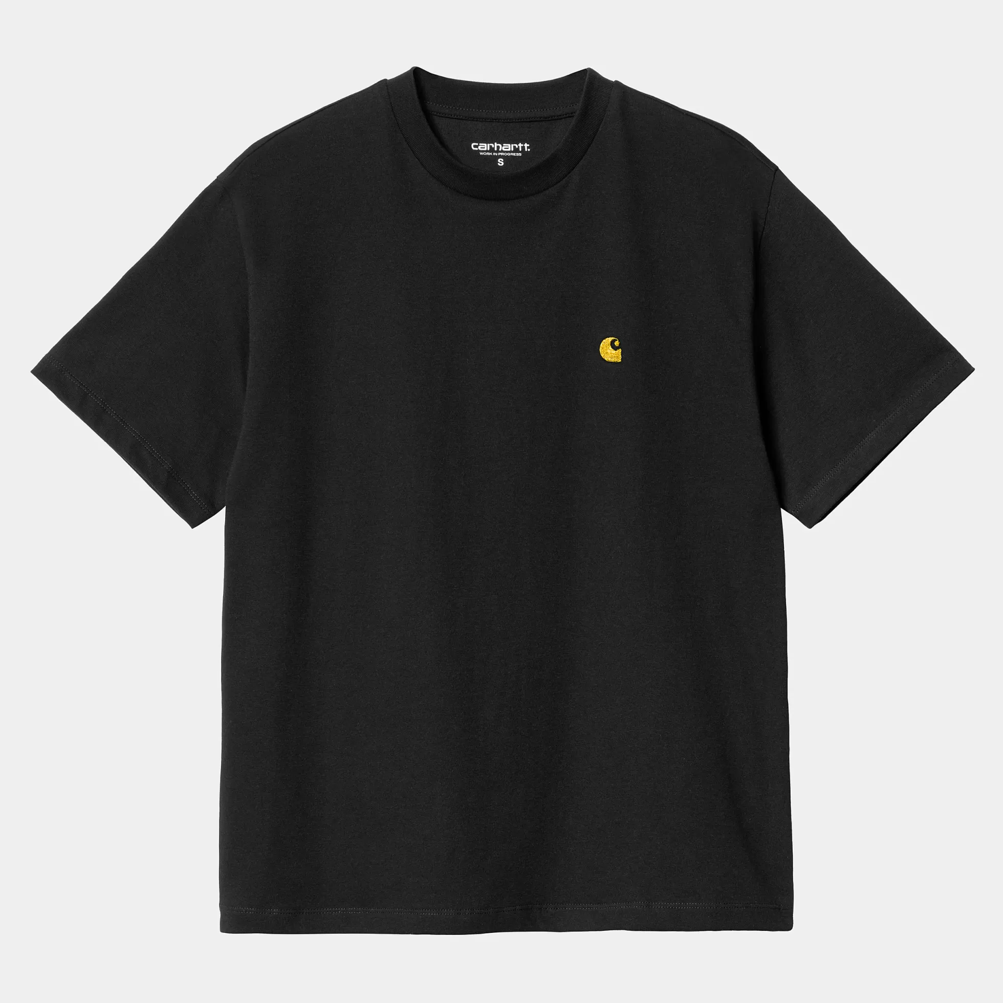 T-Shirts^Carhartt WIP W' S/S Chase T-Shirt Black / Gold