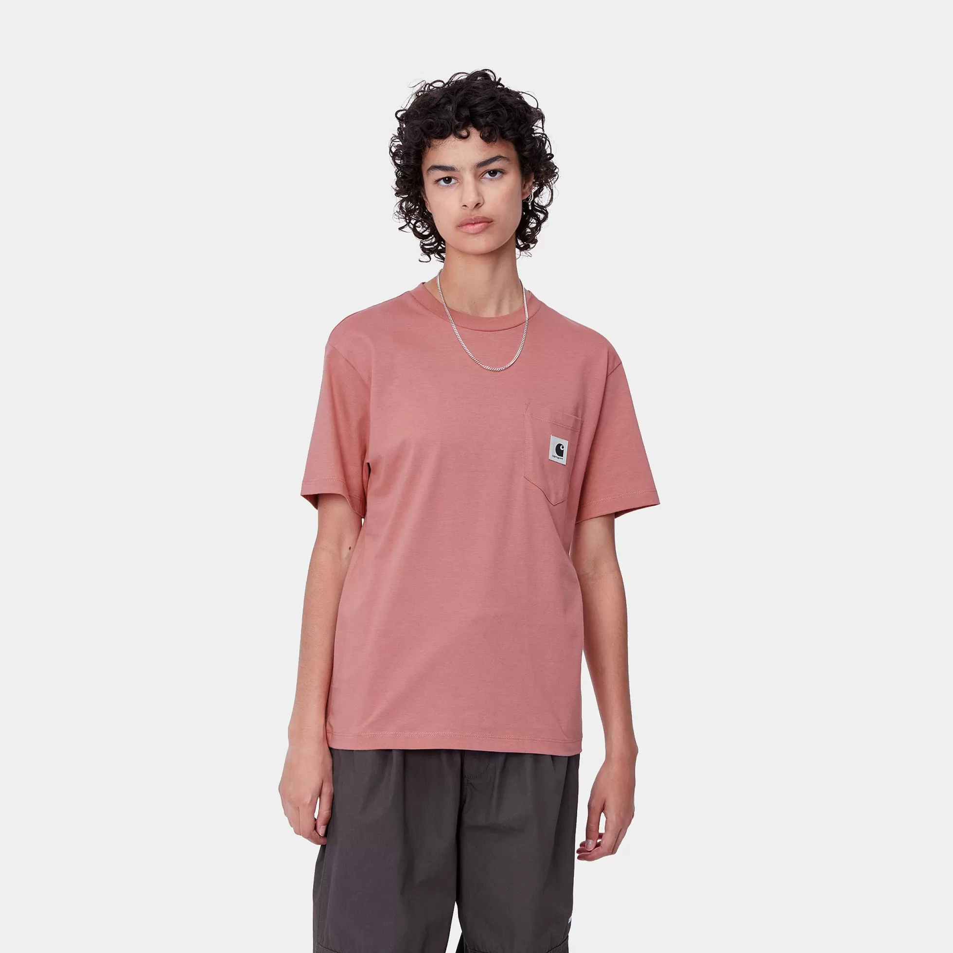 T-Shirts^Carhartt WIP W' S/S Pocket T-Shirt Dusty Rose