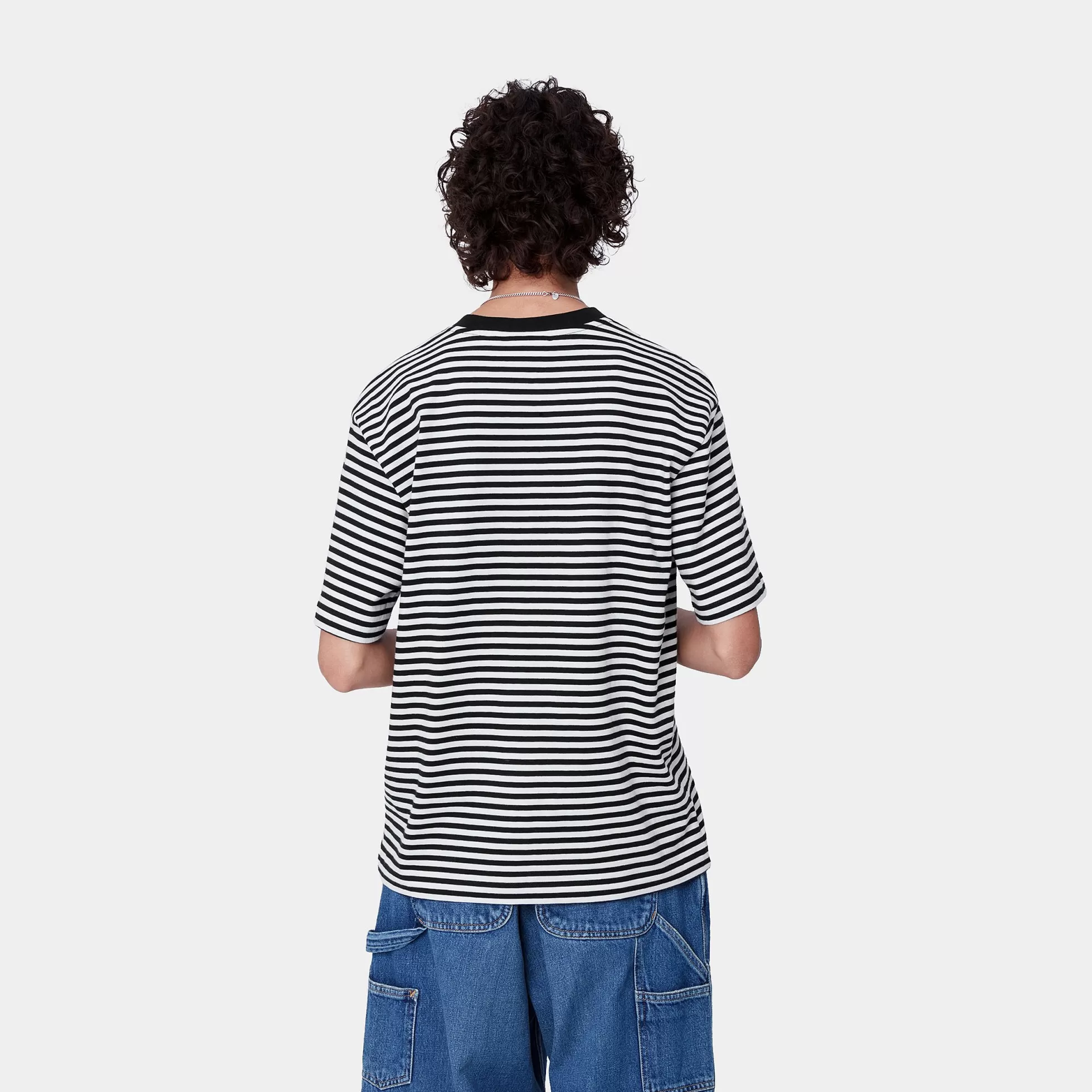 T-Shirts^Carhartt WIP W' S/S Verner T-Shirt Verner stripe, Black / Wax